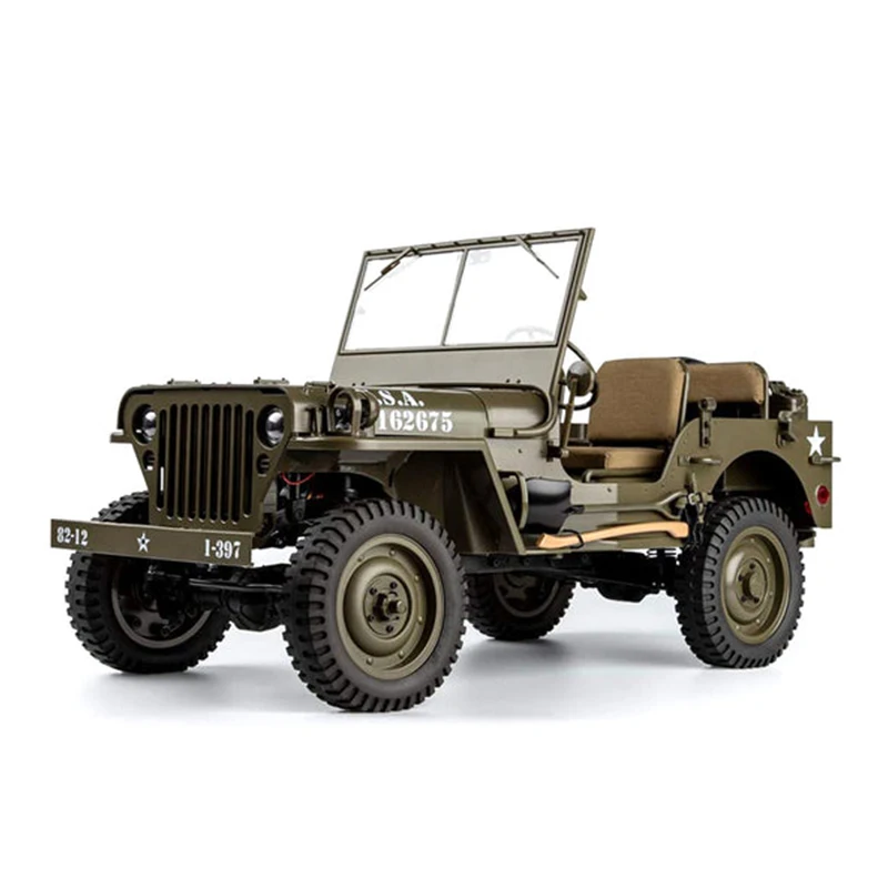 ROCHOBY 1:12 RC카, 1941 Willys MB 버기 1/12 RC 크롤러 등반 리모컨 모델 자동차, 성인 어린이 장난감 선물