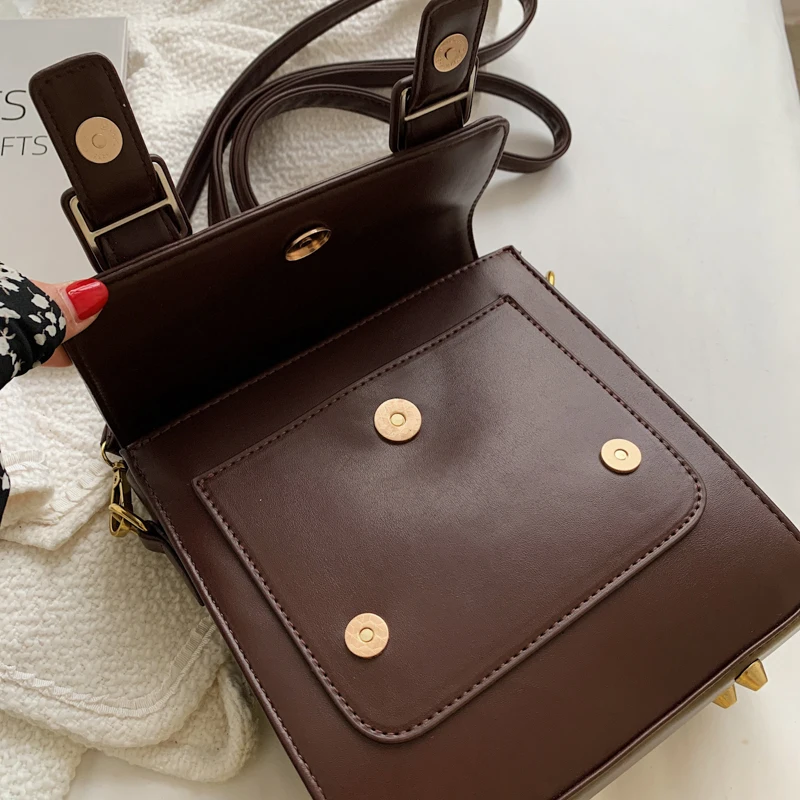 Women Vintage Leather Backpack High Quality Shoulder Bag Luxury Designer Ladies Girls Fashion Daypacks Teenager School Bag