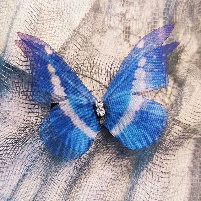 10PCS Fashion Butterfly Hair Clips for Women Girls Wedding Photography Head Clips Hairpin Hairgrips Decoration Hair Accessories 10pcs 8