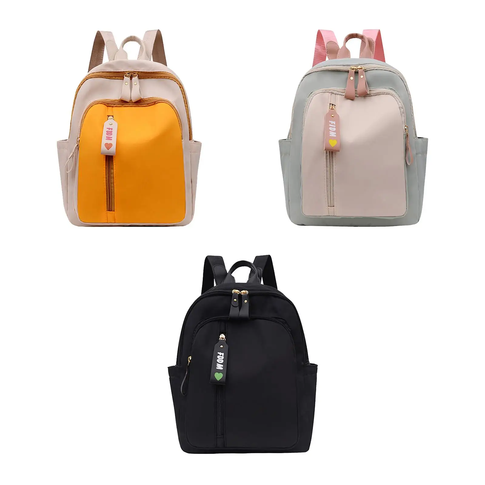 

Girls Backpack Fashion Smooth Zippers Daypack for Party Camping Shopping