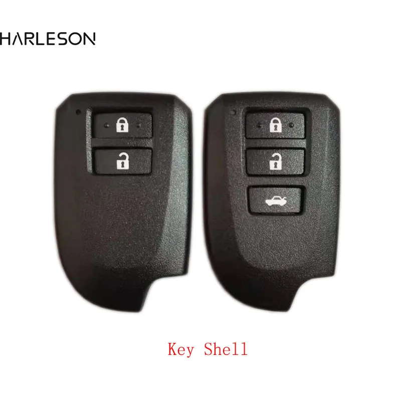 Smart car key Case Fit For New Toyota Yaris Yarisl Verso Vios Smart Keyless Remote Key Shell With Emergency Key