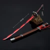 26cm Mortal Blade Kusabimaru Katana Set Anime Game Peripheral Metal Samurai Sword Weapon Model Ornament Crafts Gifts Toys Boys 4