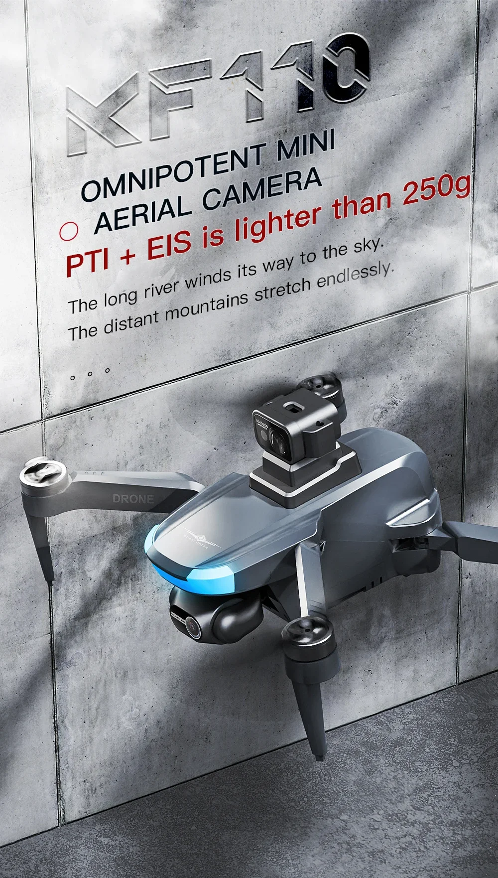 Description Picture 2 of itemNew KF110 GPS Drone 8K Profesional 6K HD Camera 2-Axis Gimbal Anti-Shake Aerial Photography Brushless Foldable Quadcopter