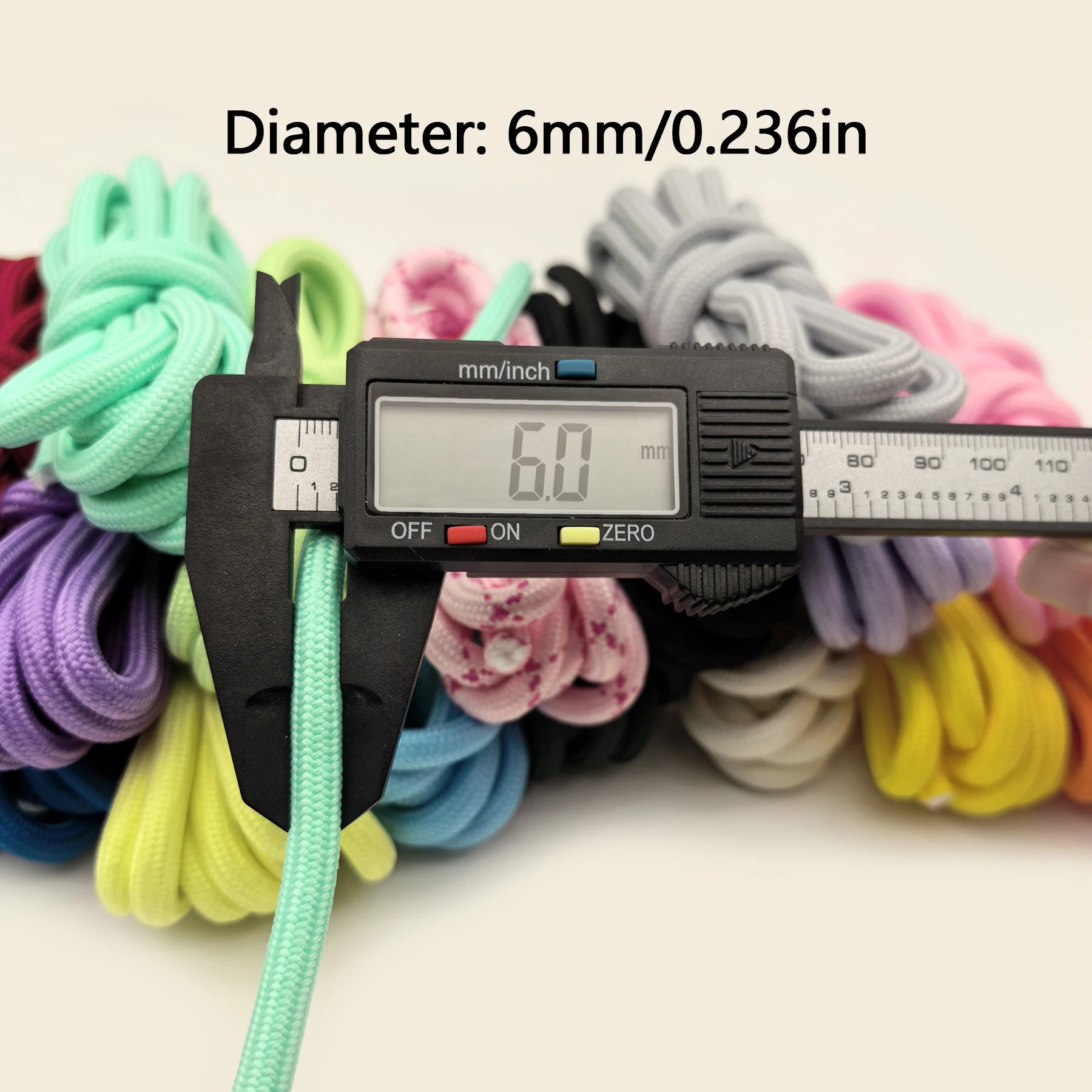 Versatile 6mm Diameter Lanyard Cord for Accessories and DIY Projects (Available in 2m/5m/10m Lengths)