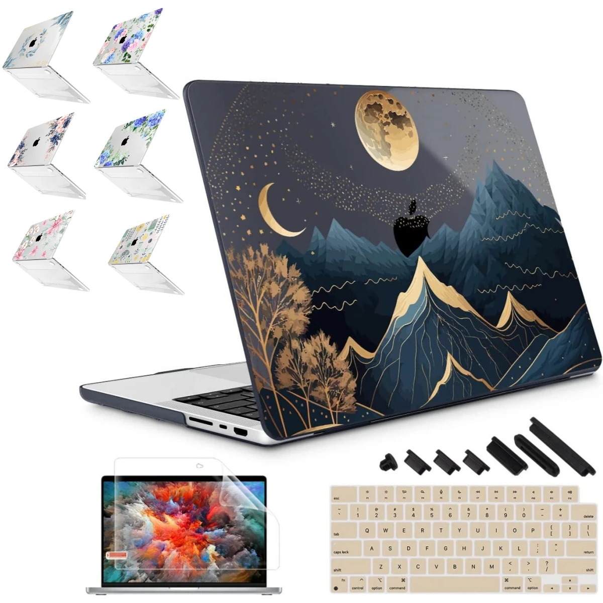Estojo de Impressão Estilo Tradicional para Macbook Air 15 m2 13 A2337 m1 A2179 2023 2023 A2681 m2 A2779 2023 Pro 14 16 A2992 2023 m3