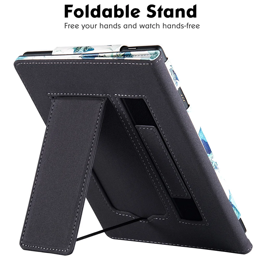 Stand Case para Onyx Boox Tab Mini c Onyx Tab8 c Couro pu Capa de Manga Folio com Alça de Mão Auto Dormir And Wake Novo - Imagem 2