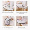 Sun Drying Rack For Food 3 Layers Foldable Dryer Rack With Zippers Large Portable Vegetable Drying Rack For Fruits Plants 4