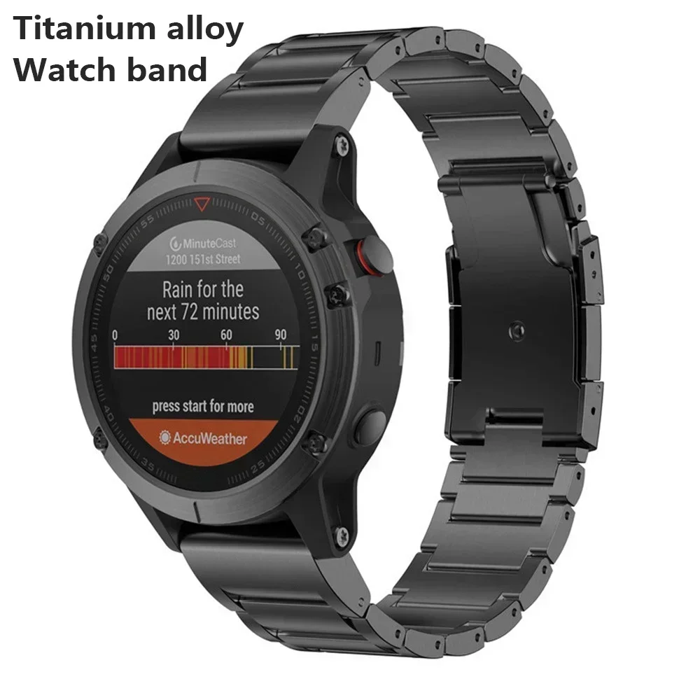 Sleek Titanium Quickfit Strap - Premium Metal Release Watch Band