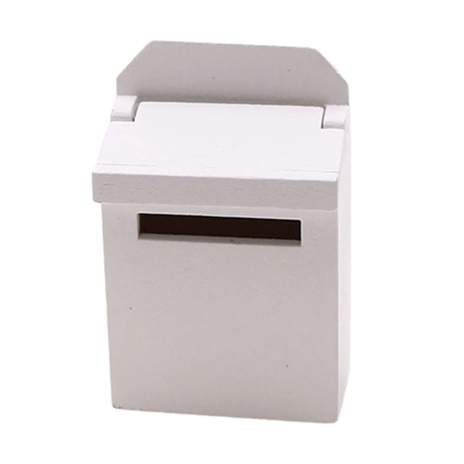 

Nostalgic Miniature Wooden Flip Mailbox Model Beautifully Crafted Bring Realism and Fun to Your Miniature Setting