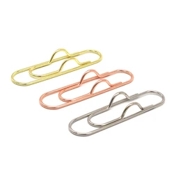 Paper Clips Paper Fix Clips Pen Holder Clips Notebook Pen Holder Book Pin for Notebook Journal Document Clips 10Pcs/pack