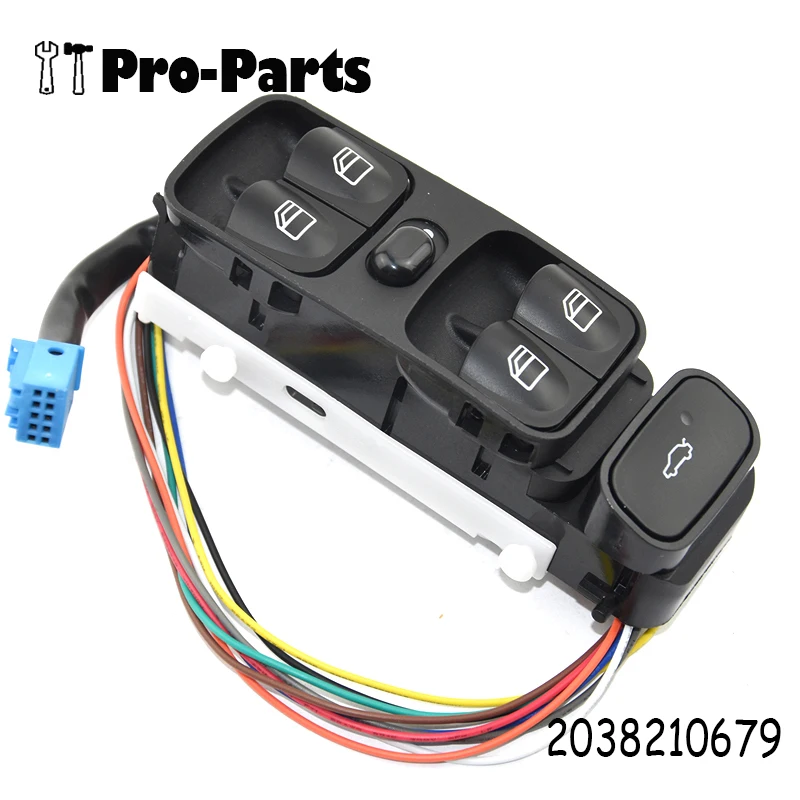 

A2038210679 главный переключатель управления окном питания для Mercedes-Benz c-class W203 C180 C200 C220 A2098203410 2038210679