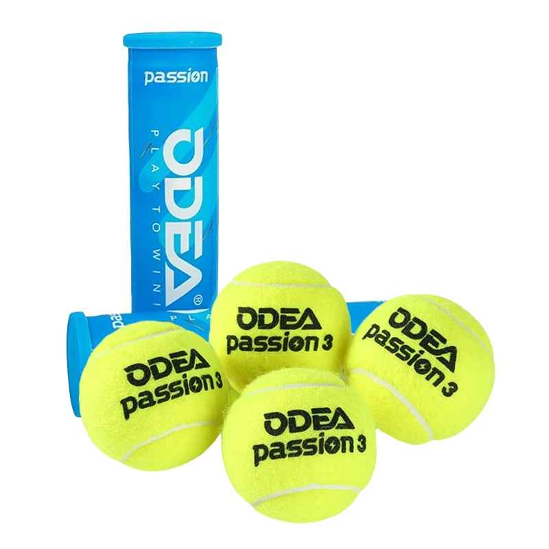 Tennis Ball Cans ODEA Professional Wool Felt Rubber ITF Approved Elasticity Competition Practice Training Tenis Cricket Ball