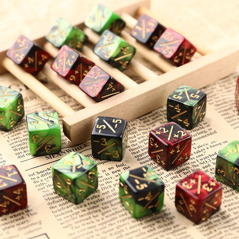 10Pcs 16mm 6 Side Dice for MTG Card Gaming,acrylic dice,game dice,dice set