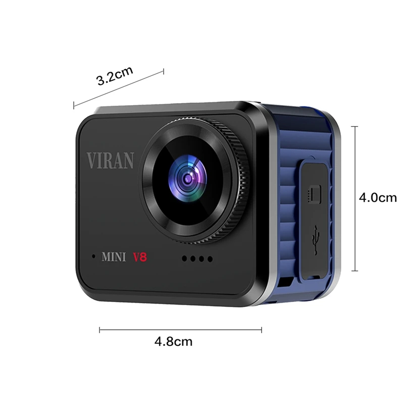 미니 액션 카메라, 울트라 HD, 16MP, 와이파이, 145 °, 10M 바디 방수, 헬멧 비디오 녹화 카메라, 스포츠 DV 캠, 4K60fps