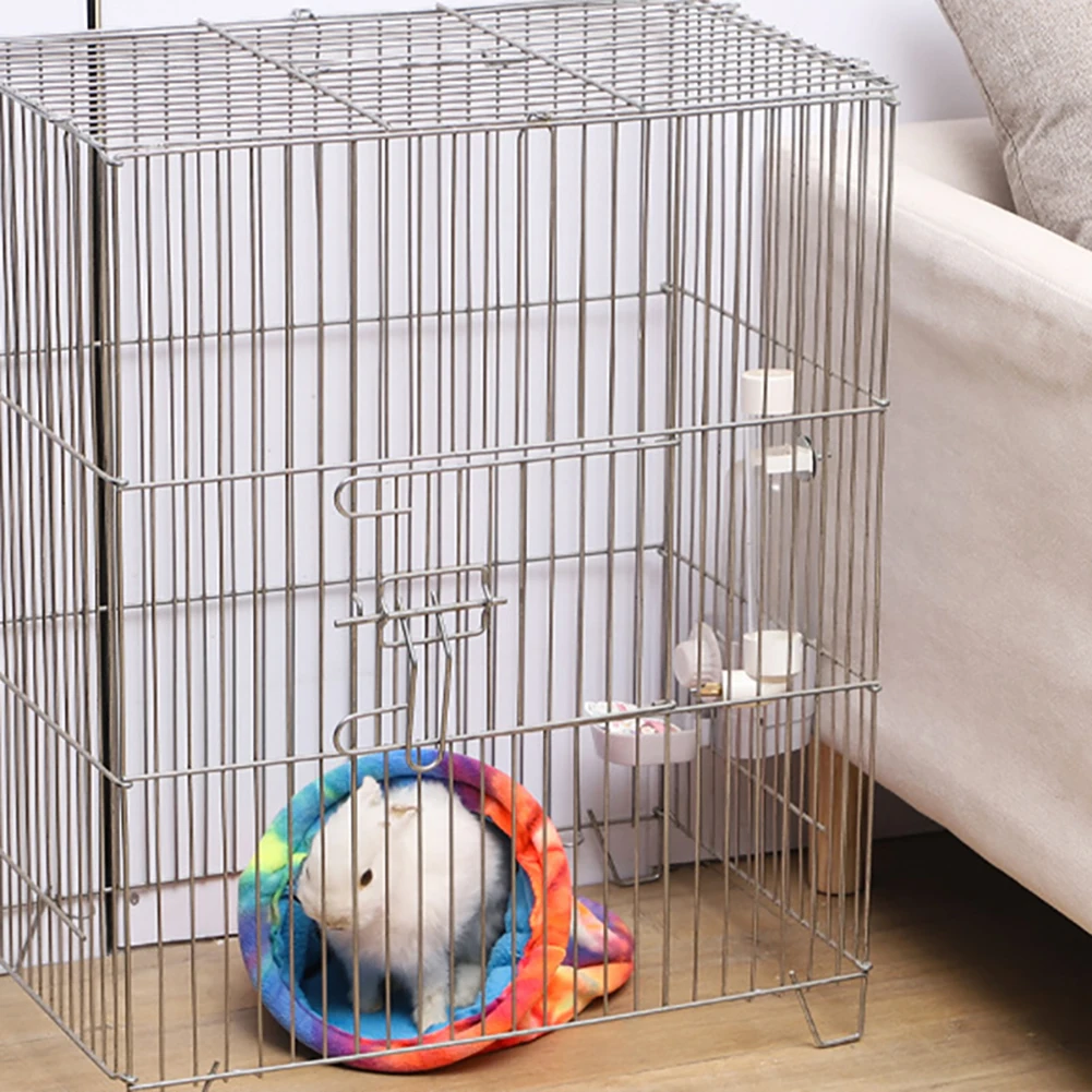 Pet Bed House Cat Puppy Bed Cave Rainbow Tricken Warm Sack Sleeping Bag For Hamster Guinea Pig Rabbit Pet Supplies