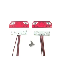 Metal LED tail light  stern lamp For 1/14 Tamiya RC Truck car ACTROS 3363 1851 AROCS 3348 MAN TGX 56360 diy parts 1