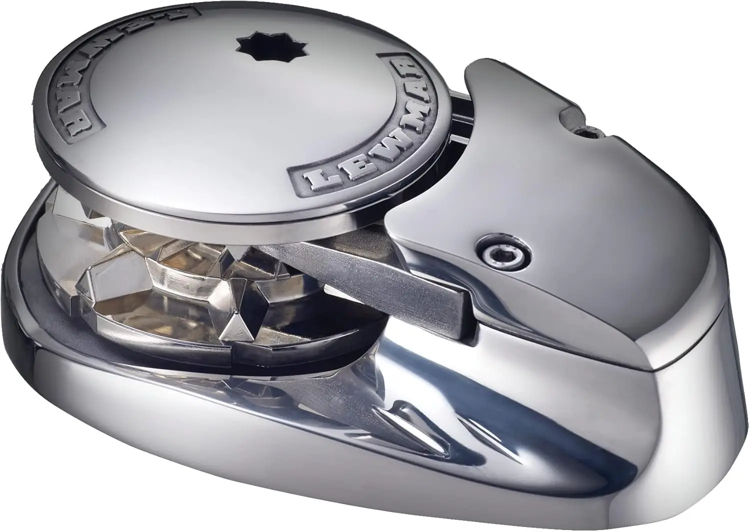 Vertical Windlass for 1/4" Chain, Fall Safe Gypsy, Maximum Pull 700 lbs., 316 Stainless Steel Construction, I