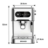 Hot Sale Electric Espresso Coffee Machine Stainless Steel Capsule Coffee Maker For Household And Outdoor Use 2