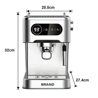 Hot Sale Electric Espresso Coffee Machine Stainless Steel Capsule Coffee Maker For Household And Outdoor Use 2