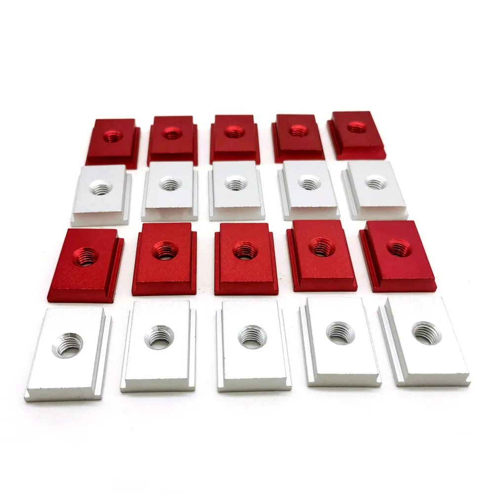 5/10Pcs Miter Track Sliding Nut T-Slider T Slot T Bolt and Nut Set Woodworking Tool Jigs Screw Fixture Workbench T-Slot Fastener