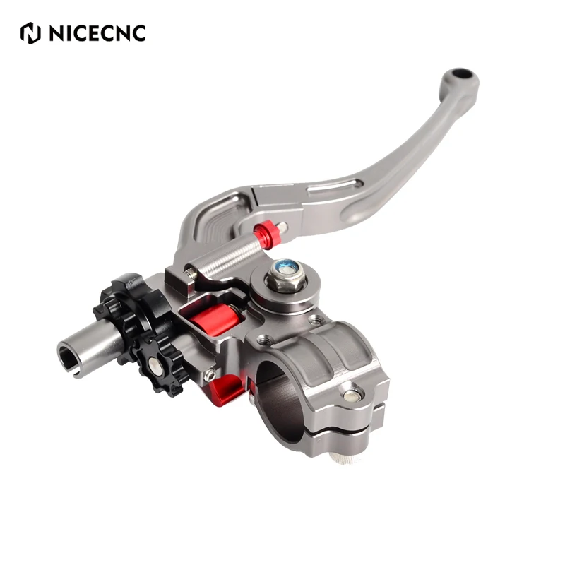 Clutch Lever Perch Bracket With Mirror Mount For Honda CBR125R 2004-2010 - Fits OEM Lever Only, Black Cast Alloy