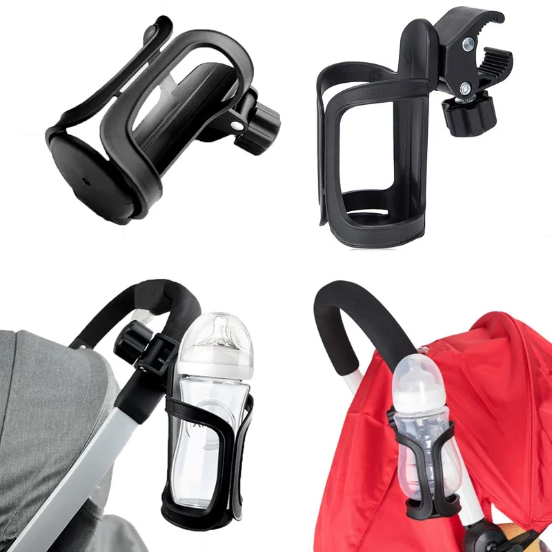 Porte-gobelet Rotatif 360° Pour Poussette/vélo - Support Bouteille Universel - Plastique Haute Qualité
