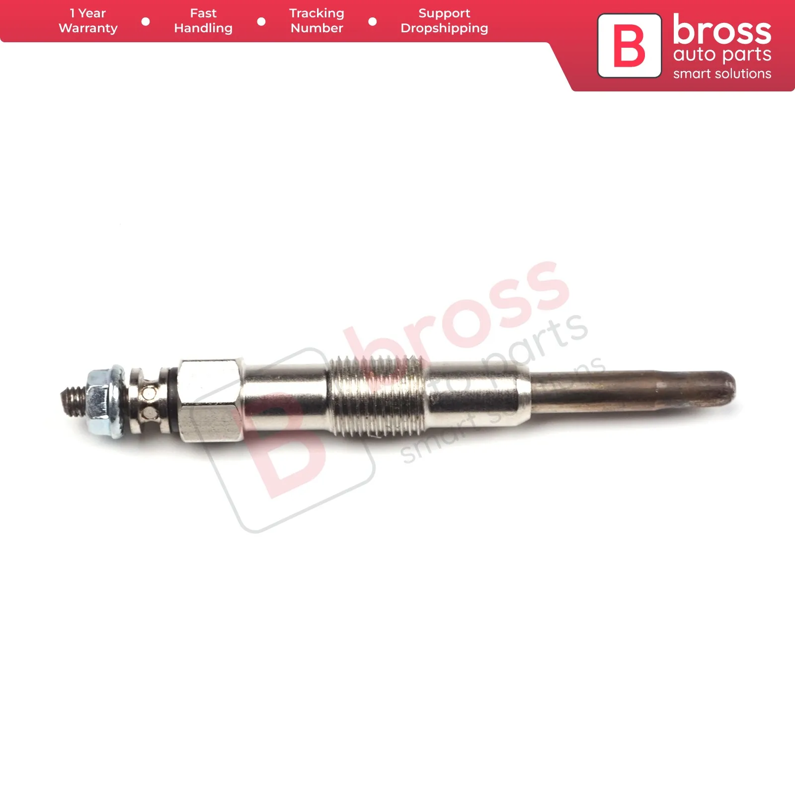 

Bross Auto Parts BGP42 1 Piece Heater Glow Plugs GX83, 100221170, 730MJ for Fiat Croma 1.9 TD Fast Shipment Ship From Turkey