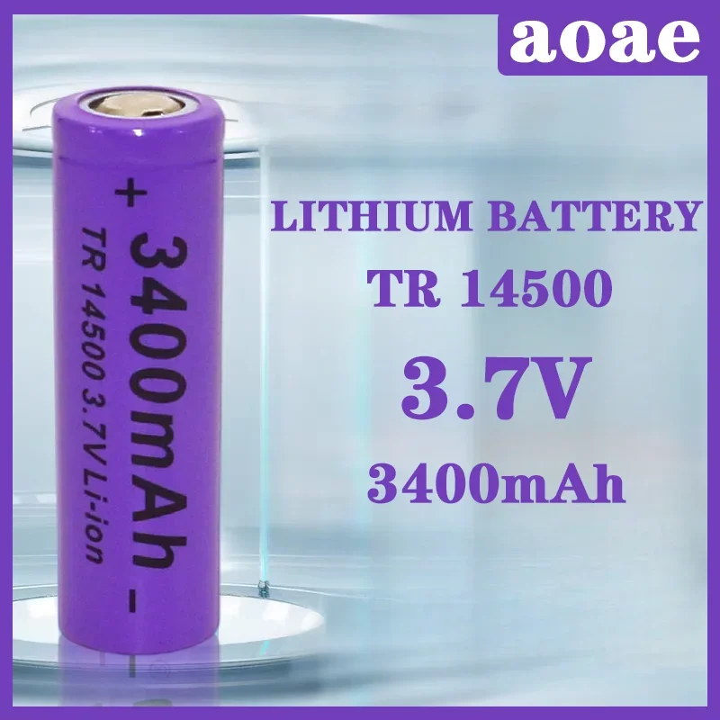 37V14500lithiumbattery3400MAHrechargeablelithiumionbatteryAA
