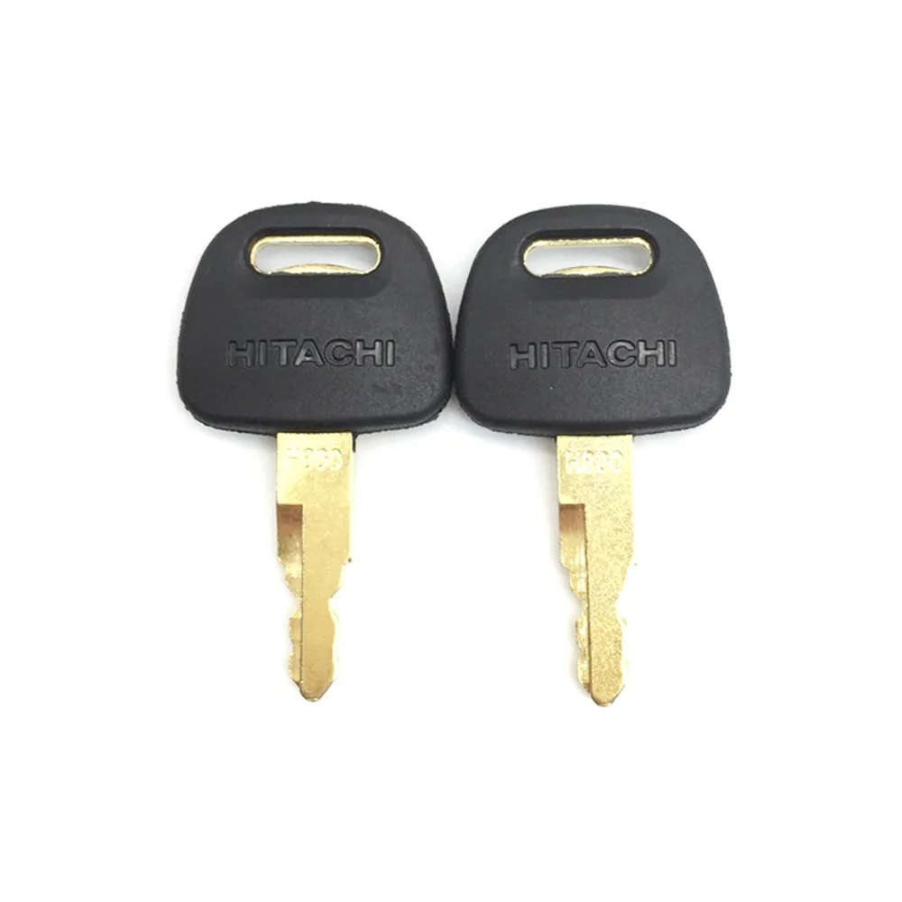 2PCS For Hitachi Hydraulic Excavator ZX200 ZX360 Hitachi Excavator Key 4453488 Key H800 Pure Copper