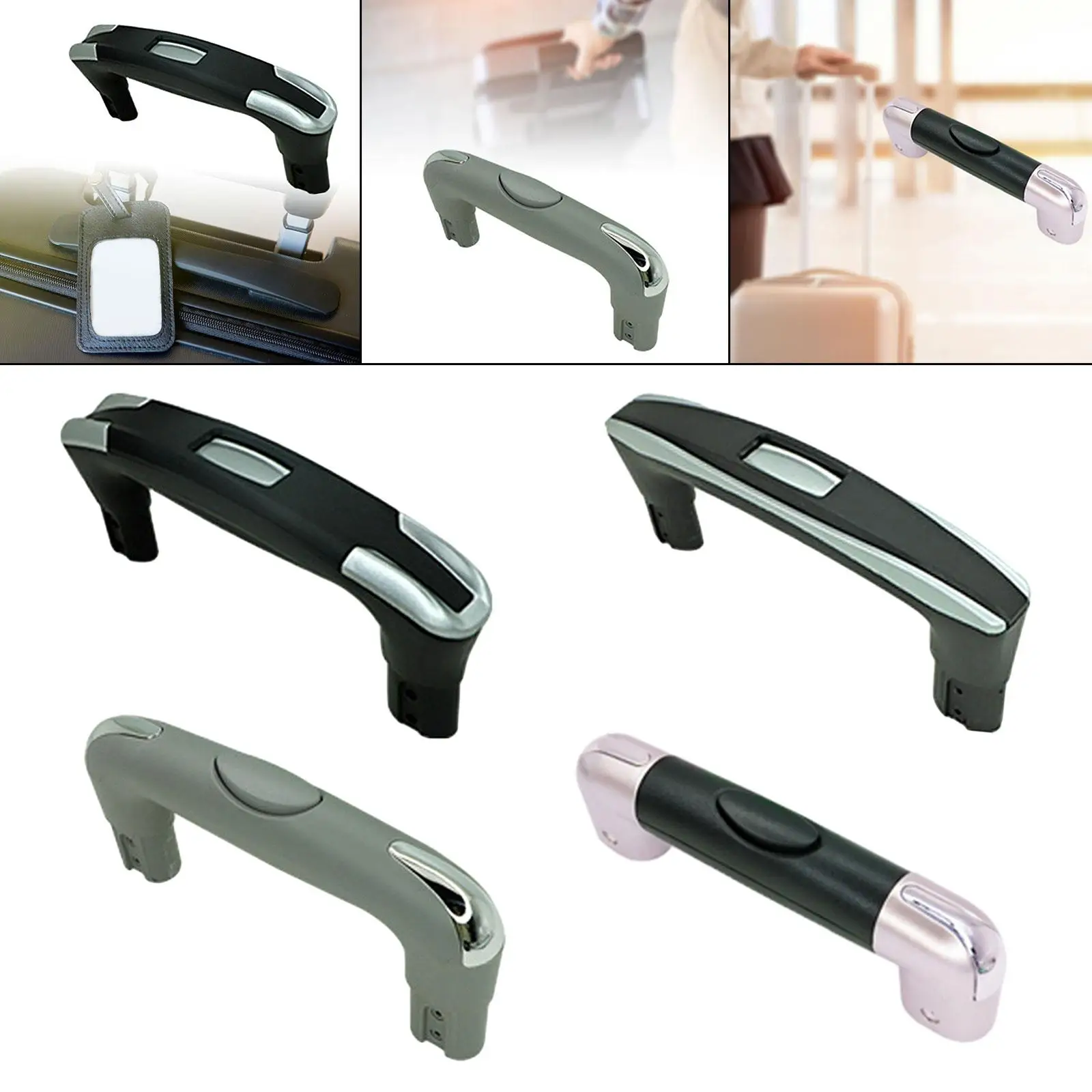 Luggage Handle Handle Strap Portable Travel Accessories Easy Installation Repair for Telescopic Handle Carrying Case Handle