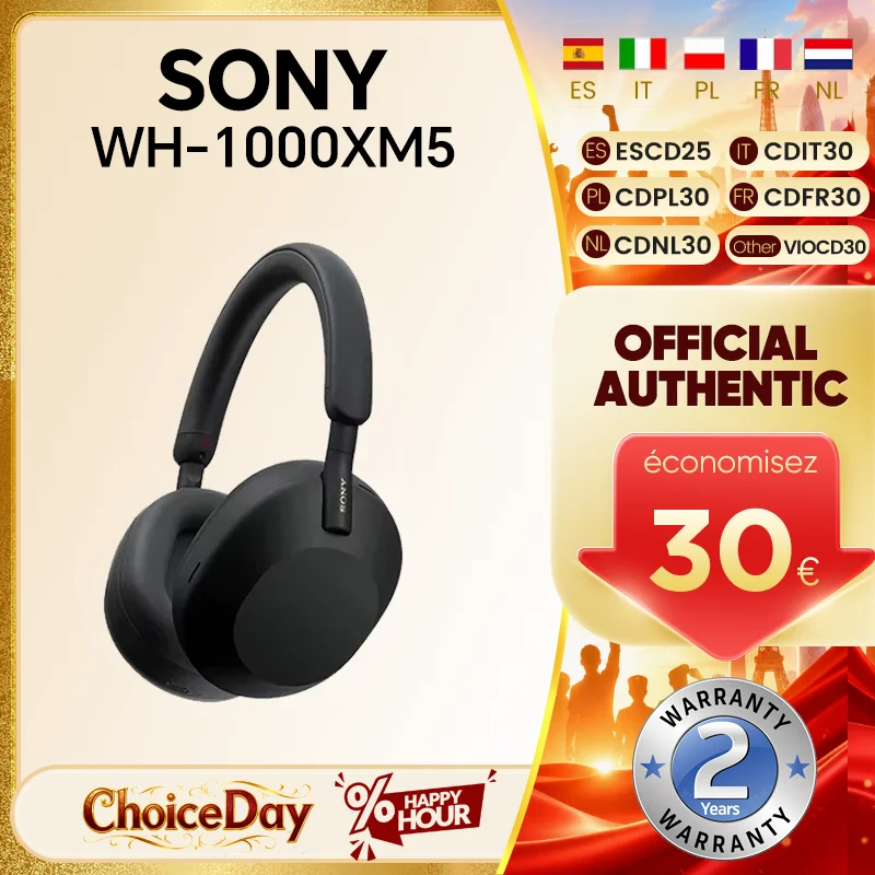 Sony WH-1000XM5 : casque ANC sans fil