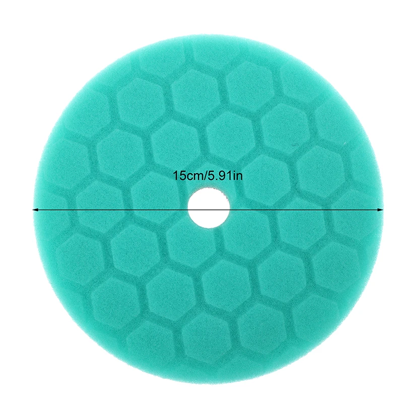 1Pc 6Inch Car Sponge Polishing Pad Self-Adhesive ing Waxing Sponge Wool Wheel Polishing Pad For Car Polisher Drill
