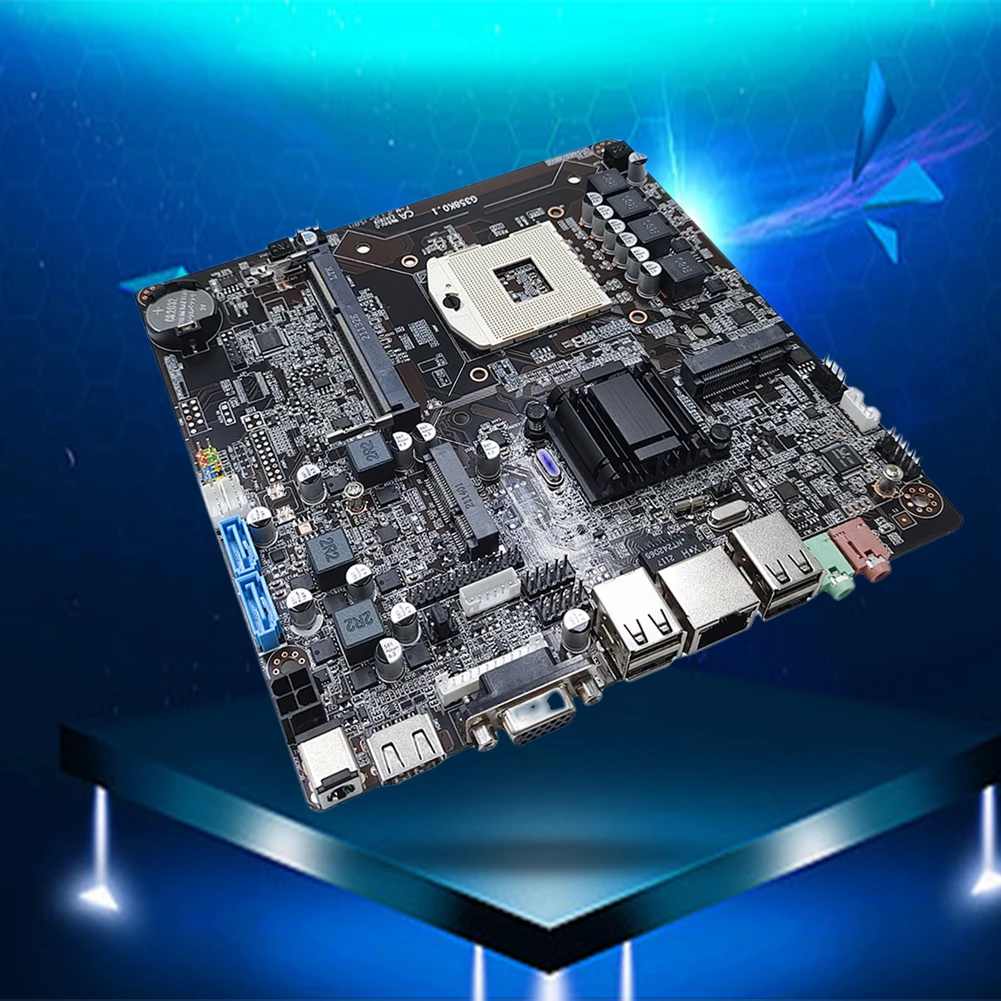 Suporte para Placa-mãe de Computador Hm65 Ddr3 1066 1066 1600 Lga988 All-in1 Memória de 16gb M.2 Sata Msata Usb 2.0 Vga Compatível com Hdmi - Imagem 2