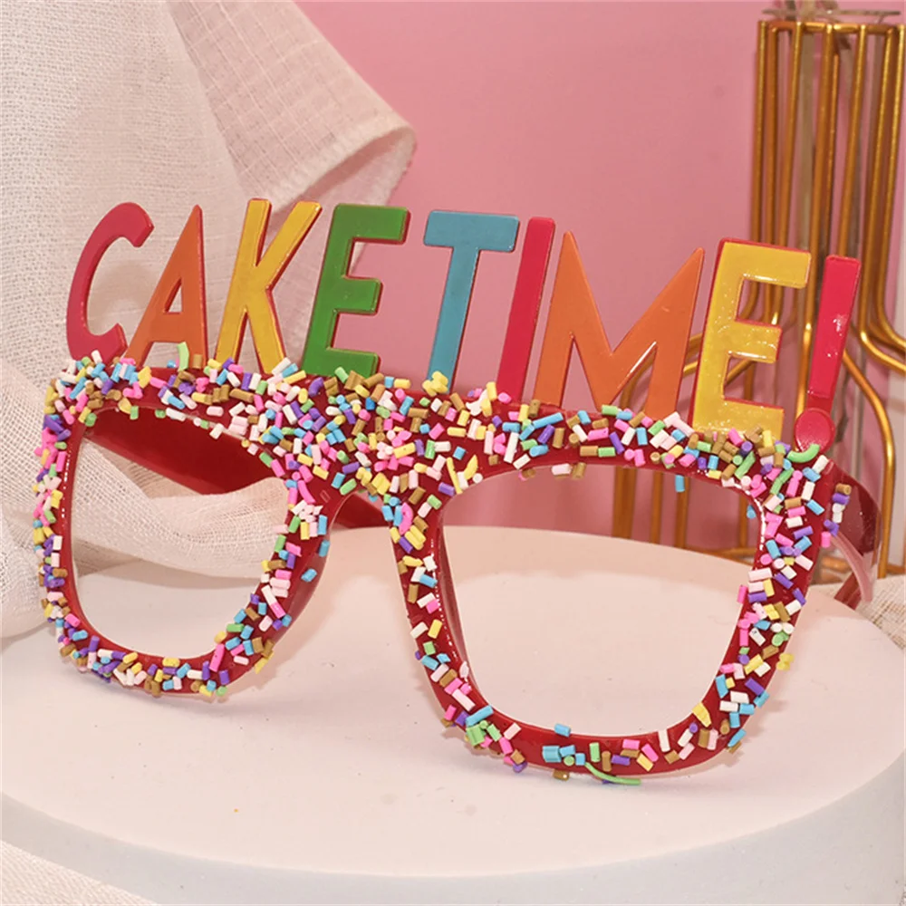 

Novelty Birthday Glasses Happy Birthday Photo Baby Shower Decorations Props Funny Sunglasses Party Favors for Kids & Adults Gift