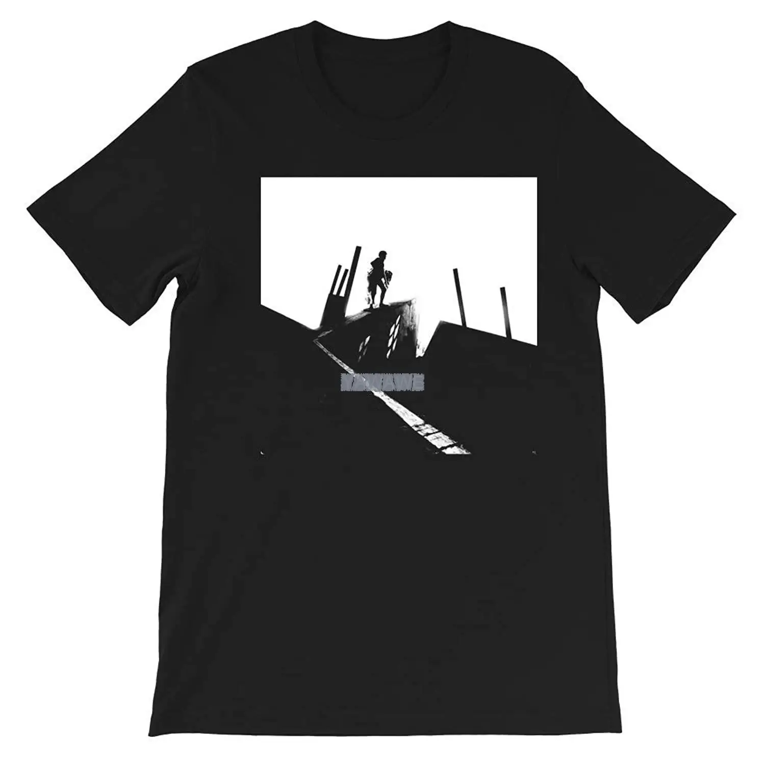 Классическая футболка унисекс с надписью The Cabinet of Dr Caligari, подарок для мужчин и женщин