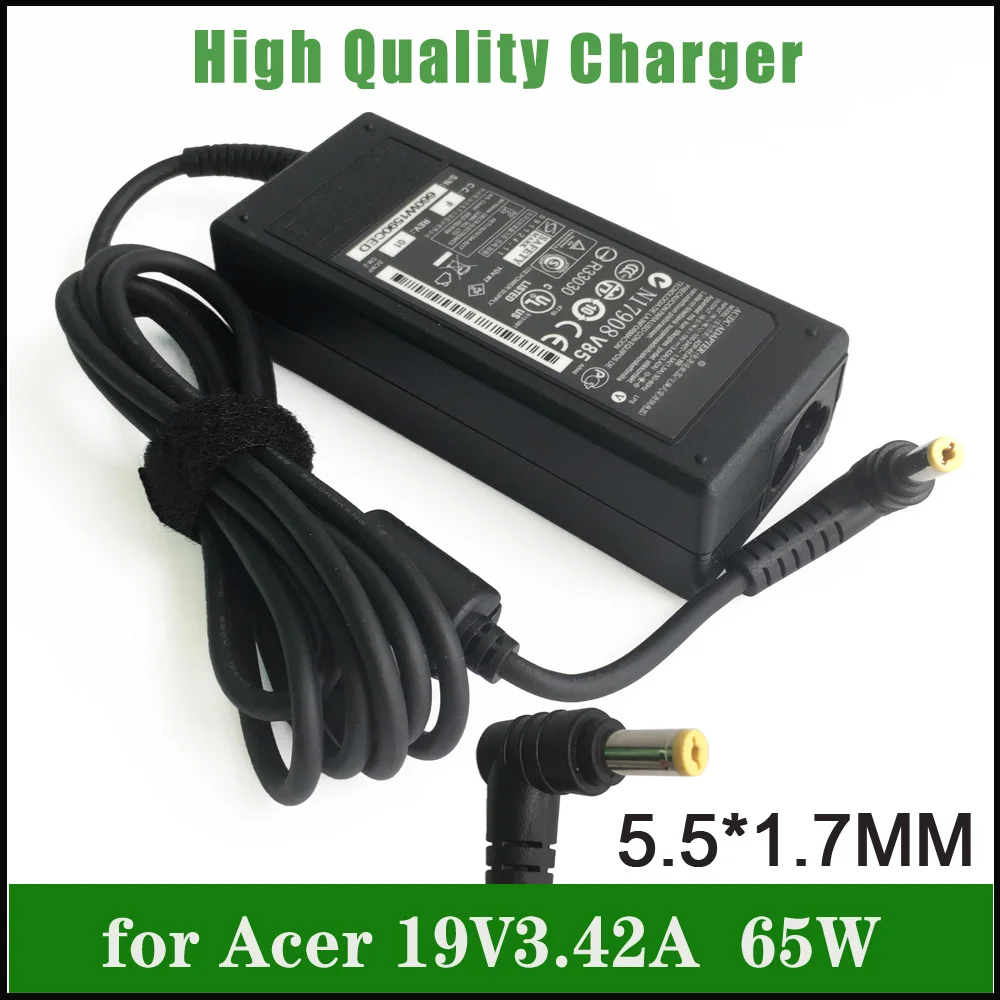 Chargeur 65W 19V 3.42A Pour Acer Aspire E5-571G - Adaptateur Secteur Neuf (marque Générique)