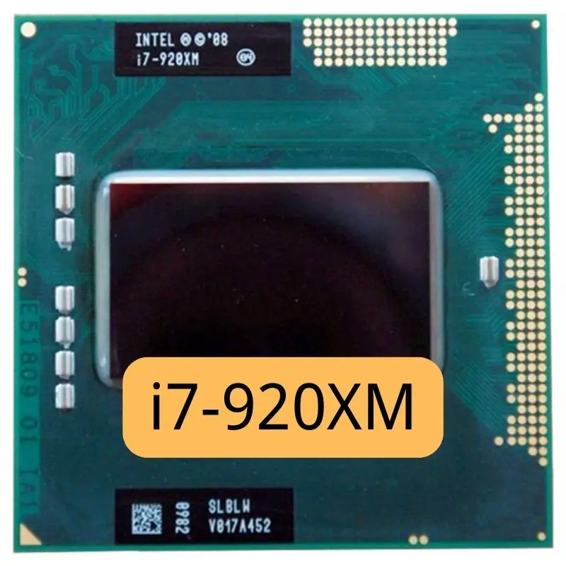 Processore Intel Core I7 920Xm I7-920Xm Extreme Edition 8M 2.00-3.20 Ghz Cpu Per Laptop Slblw I7 920Xm