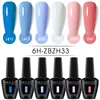 NAILCO 15ml 6pcs/Set Gel Nail Polish Kit Semi Permanent UV LED Gel Varnishes Soak Off Nail Lacquer Base Top Gel Nail Art Varnish 3