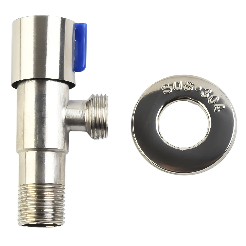 Stainless Steel Water Stop Valve for Toilets, Kitchens, and Bathrooms