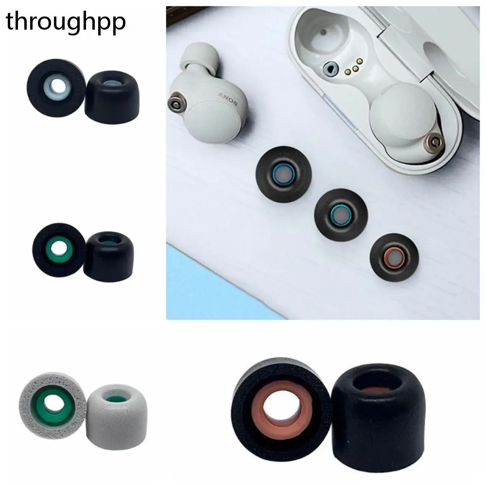 

2 пары, Нескользящие удобные амбушюры для наушников