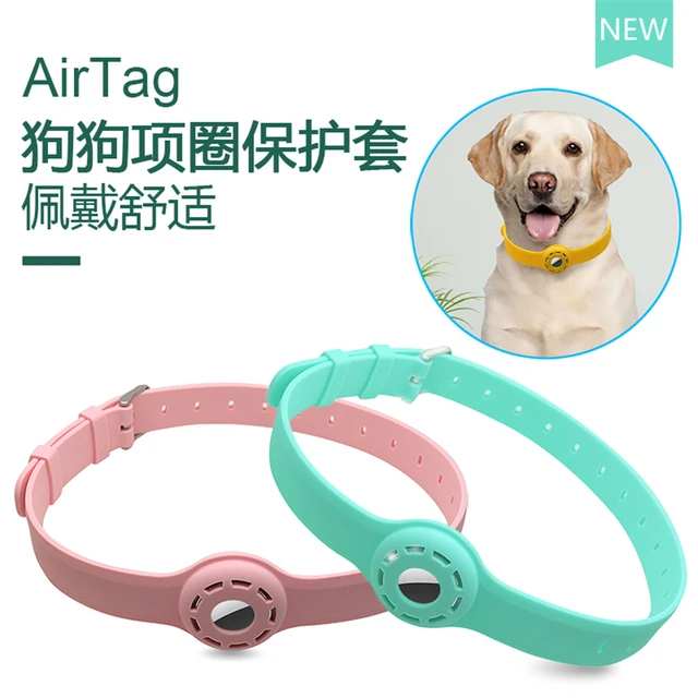 Étui Airtag en Silicone pour collier de chien, étui de protection  Compatible avec Apple Airtag - AliExpress