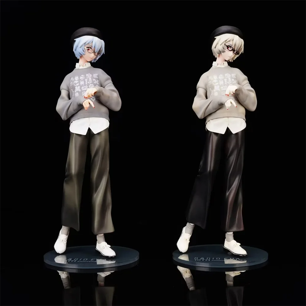 

Anime Neon Genesis Evangelion Ayanami Rei Fleece PVC Action Figure Collectible Model Doll Toy 24cm