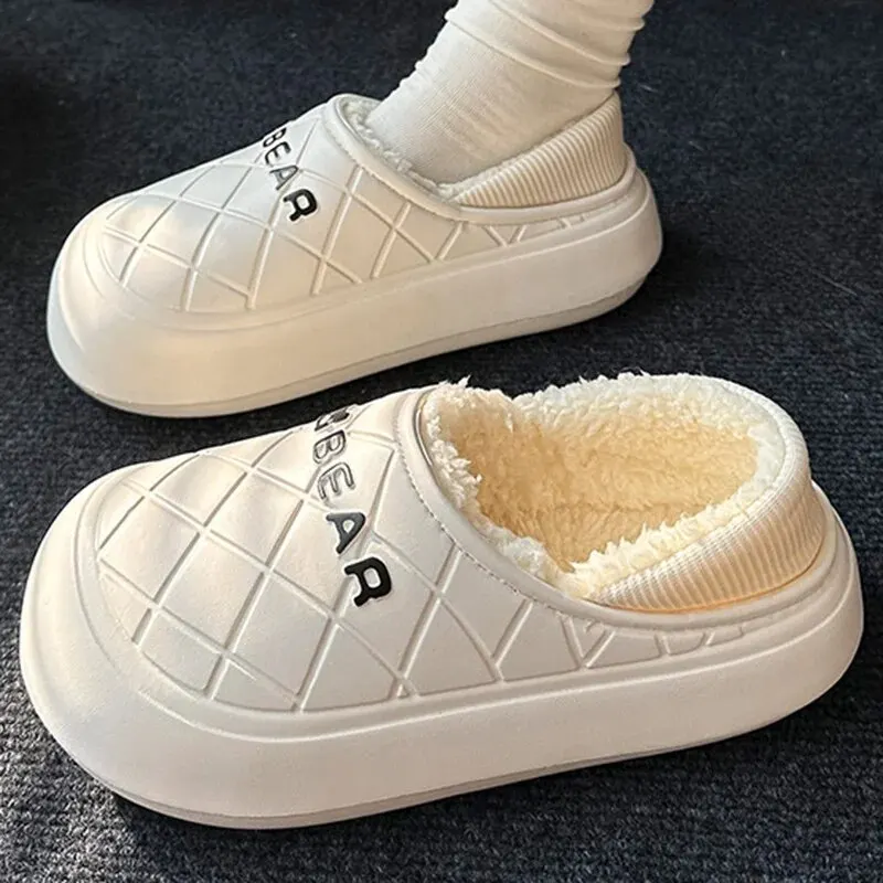 WinterCottonShoeCoversIndoorHomeSoftBottomWarmThickened