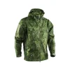Tactcial Russia Uniform Jacket Outdoor Spring and Autumn Coat Rainproof Soft Shell Green Camouflage Assault Suit Mens Jacket 3