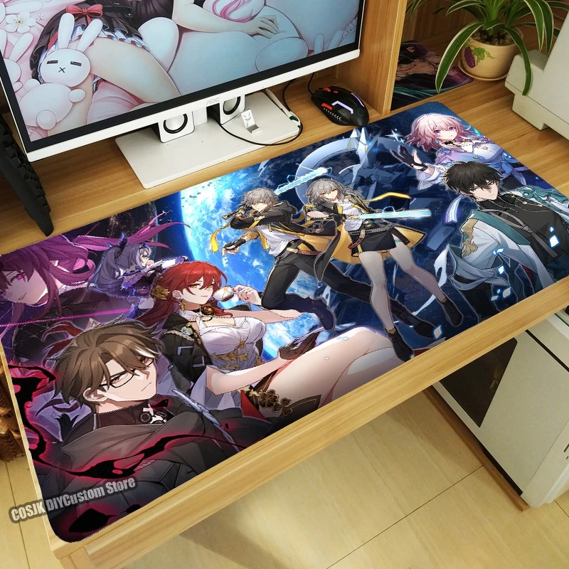 New Anime Game Honkai Star Rail March 7th Antislip Large Mouse Pad