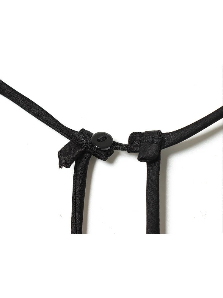  Women's Long Tassel Halter Top Sexy Sleeveless Backless Black Vest Spring Summer New Chic Party Ball Female Fashion Tops