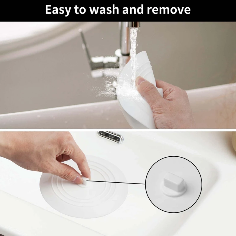 15cm Large Silicone Bathtub Stopper Leakage-proof Drain Cover Sink Hair Stopper Tub Flat Plug Bathroom Accessories
