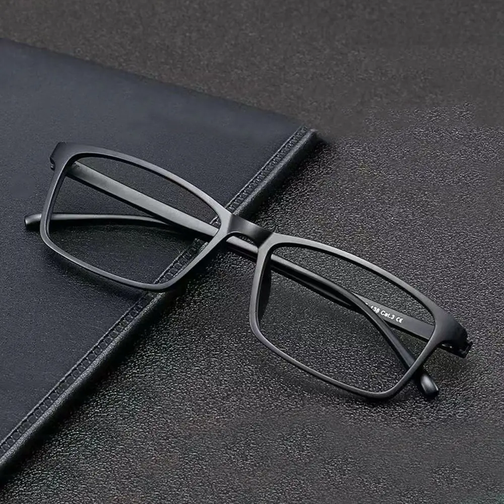 Eyeglass Frames Mirror Frame Tr90 Square Eyeglass Frame Ultra Light Portable Glasses Eyewear Protection Empty Without Pieces