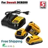 20V MAX DCB200 Replacement Battery for DeWalt 3.0Ah/6.0Ah/9.0Ah Compatible with DCB205 DCB201 DCB203 Power Tool Batteries 1
