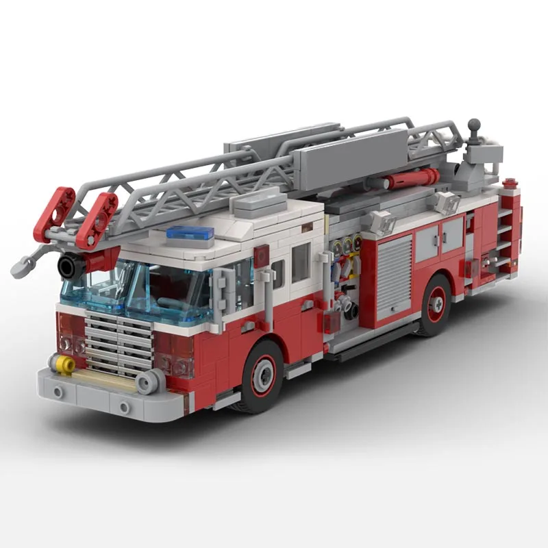 

677 шт., Детский конструктор «пожарная машина»